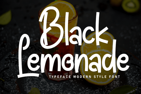 Black Lemonade: A Warm Handwritten Font for Branding