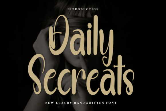 Daily Secreats: A Premium Script Font for Marketers