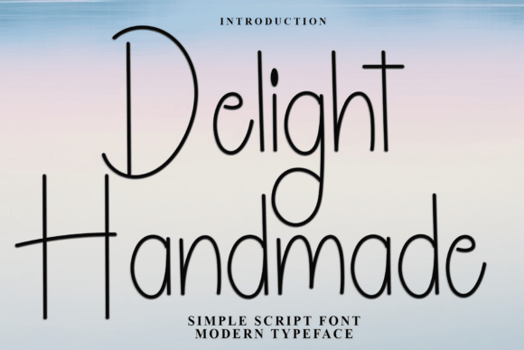 Delight Handmade: A Festive Typeface for Holiday Campaigns