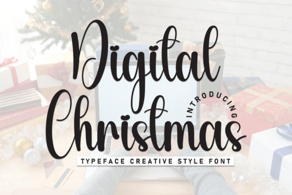 Digital Christmas: A Warm Display Font for Web Design