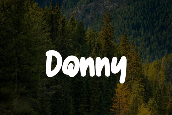 Donny: A Modern Script Font for Handmade Creators