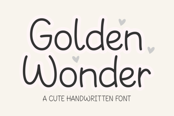 Golden Wonder: A Handwritten Font for Editorial Design