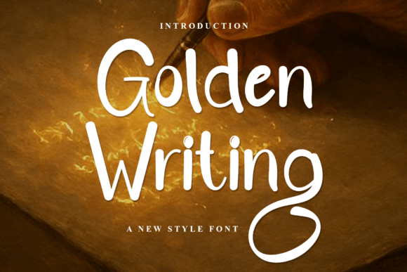 Golden Writing: A Warm Script Font for Your Brand