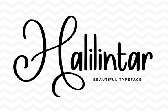 Halilintar: A Modern Handwritten Font for Web Design