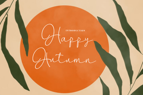 Happy Autumn: A Premium Script Font for Business Branding