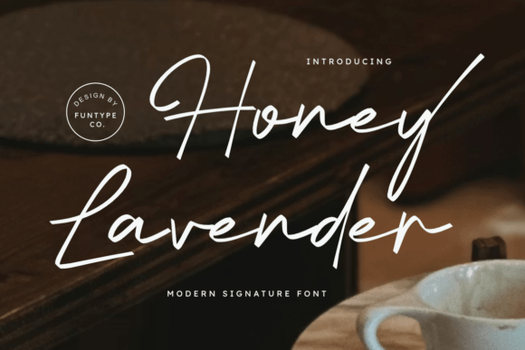 Honey Lavender: A Sophisticated Script Font for Editors