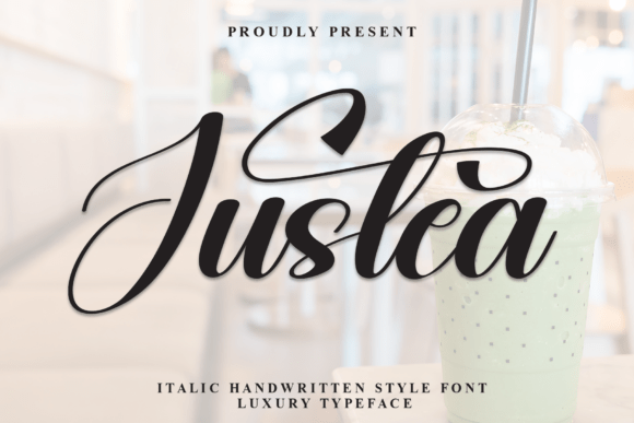 Justea: A Charming Handwritten Font for Branding