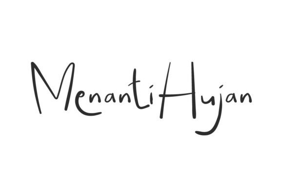 Menanti Hujan: A Modern Handwritten Font for Brands