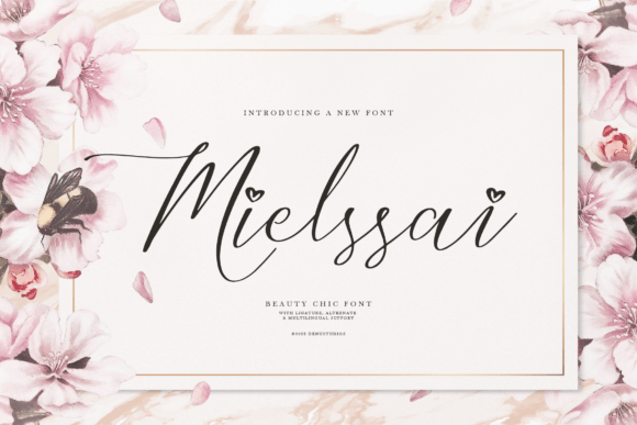 Mielssai: A Modern Script Font for Elegant Editorial Design