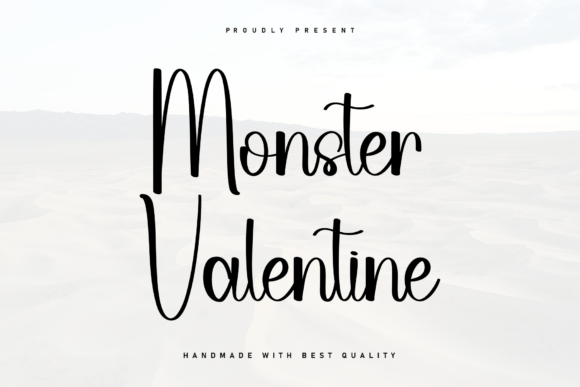 Monster Valentine: A Handwritten Font for Editorial Charm