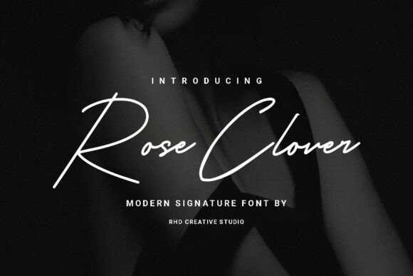 Rose Clover: A Modern Script Font for Web Design
