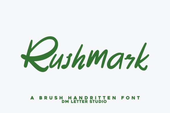 Rushmark: A Groovy Brush Font for Web Design