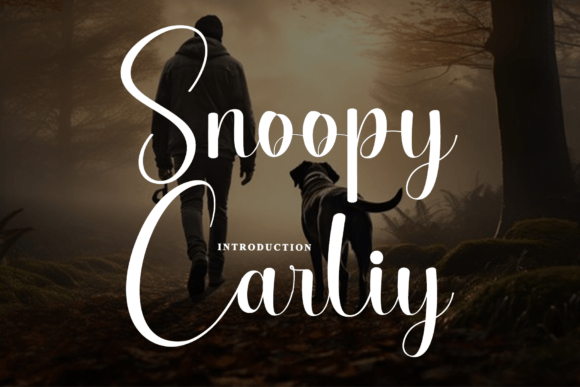 Snoopy Carliy: A Rhythmic Script Font for Crafters