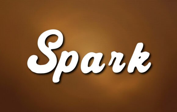 Spark: A Vibrant Script Font for Editorial Design