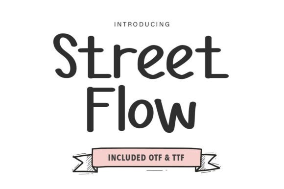 Street Flow: A Playful Handwritten Font for Crafters
