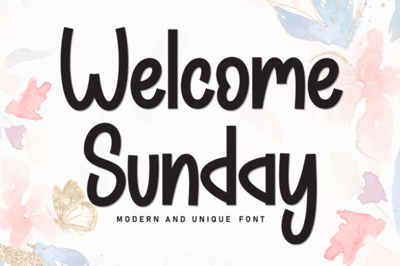 Welcome Sunday: A Fresh Script Font for Brand Identity