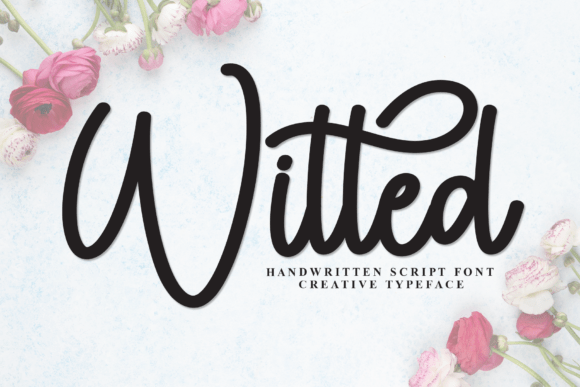 Witted: A Creative Script Font for Editorial Design